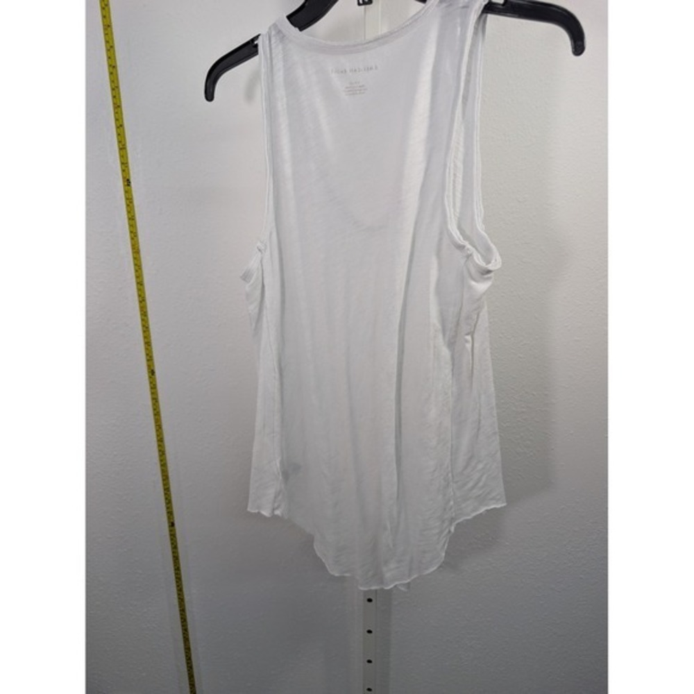 American Eagle Soft Sexy White Slub Knit V-Neck Tank Top Small - Picture 3 of 3